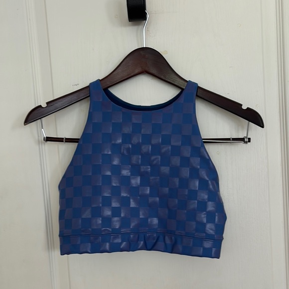 Peloton Tops - Peloton Blue Racerback Crop Top